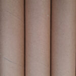 tubos de cartón espiralado de frente