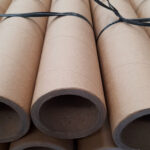 tubos de cartón espiralado largo